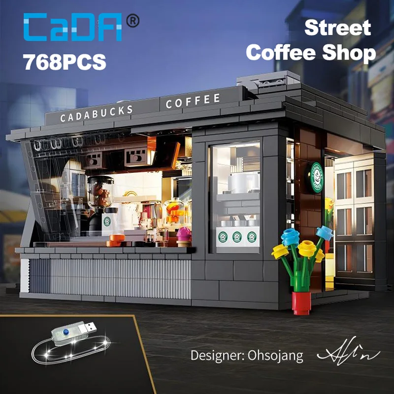 Kids Toys In Store - City 768Pcs Coffee Shop House With