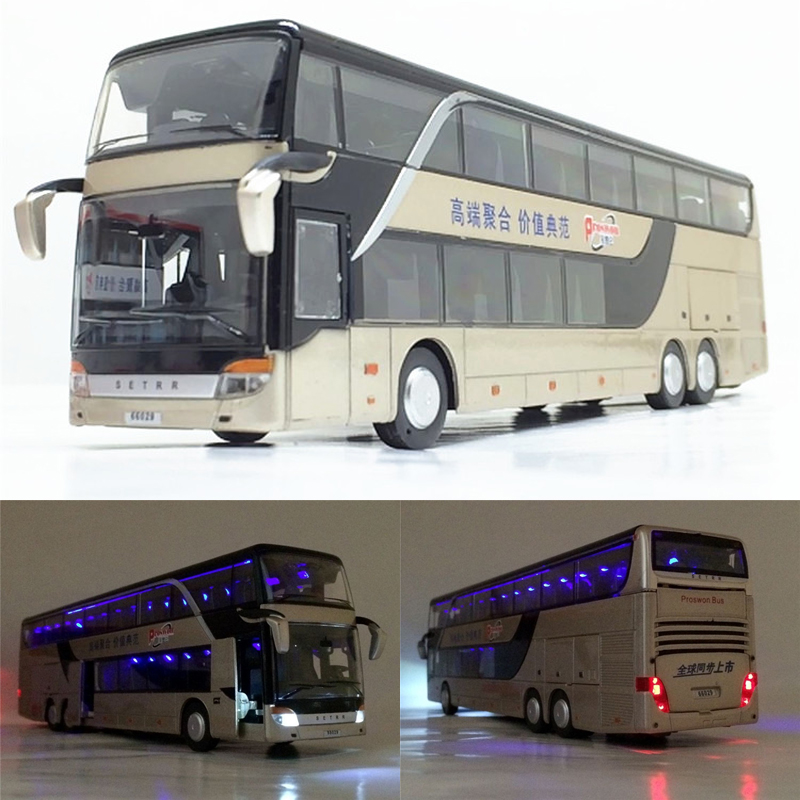 Kids Toys Quality - 1:32 High Quality Alloy Double Deck