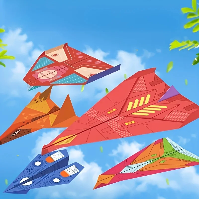 Kid Toys And Craft - 36 Sheets Kids Paper Airplane Origami