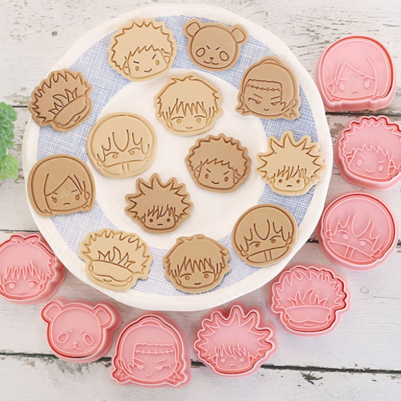 8pcs Jujutsu Kaisen Cake Cooki - Kids Toys Kitchen Set recension och pris