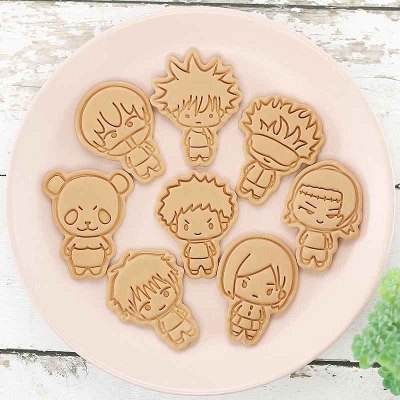 8pcs Jujutsu Kaisen Cake Cooki - Kids Toys Kitchen Set recension och pris