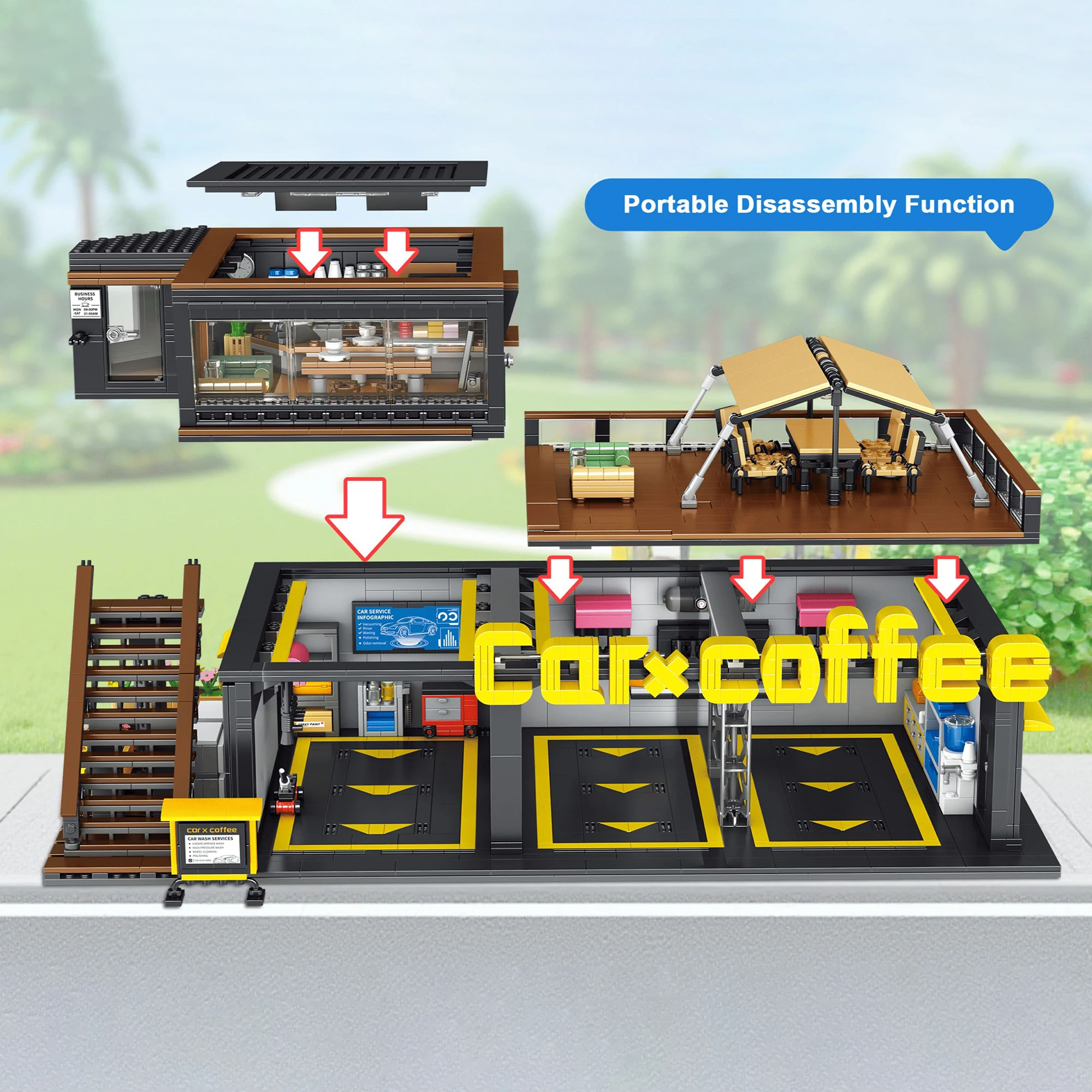 Coffee Auto Repair Shop Coffee - Kids Toys In Store recension och pris
