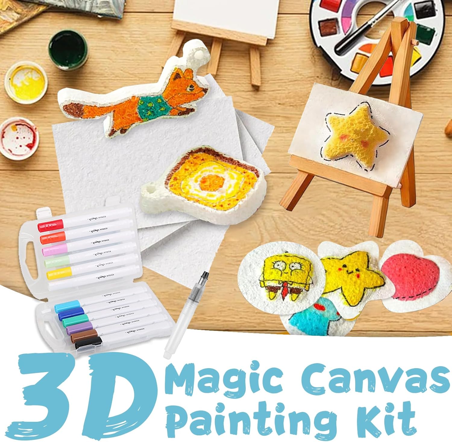 3D Puffy Foam Texture Painting - Kid Toys And Craft recension och pris