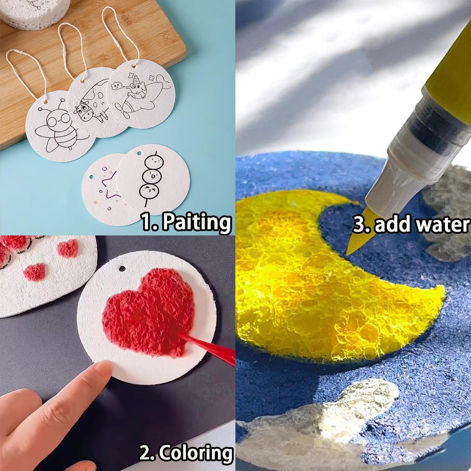 3D Puffy Foam Texture Painting - Kid Toys And Craft recension och pris