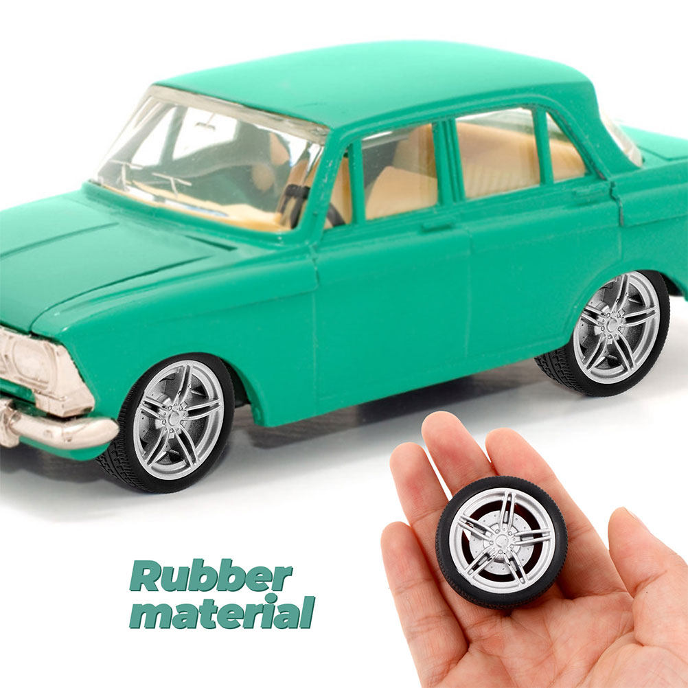4Pcs Rubber Wheels for Car DIY - Kid Toys And Craft recension och pris