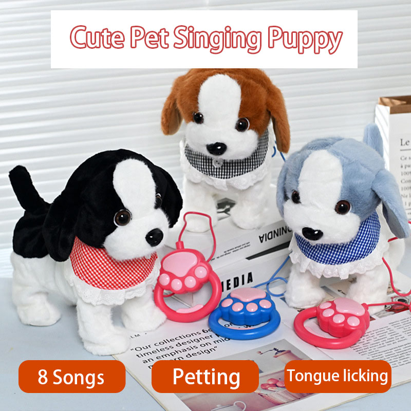 Pull String Electric Puppy Sof - Kids Toys Dog recension och pris