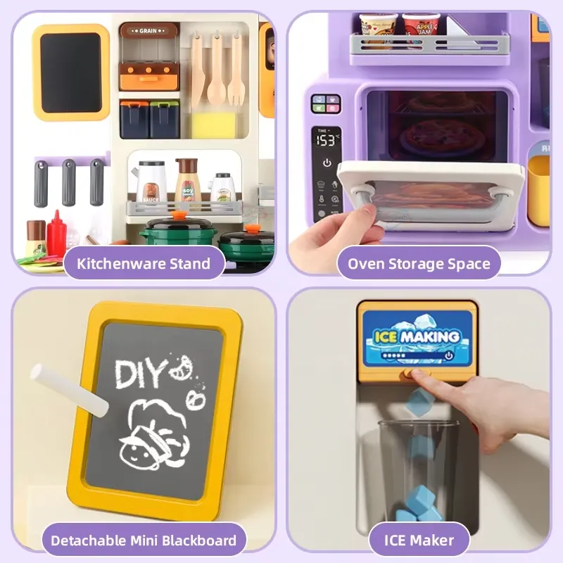 90cm Large Pretend Play Kitche - Kids Toys Kitchen Set recension och pris