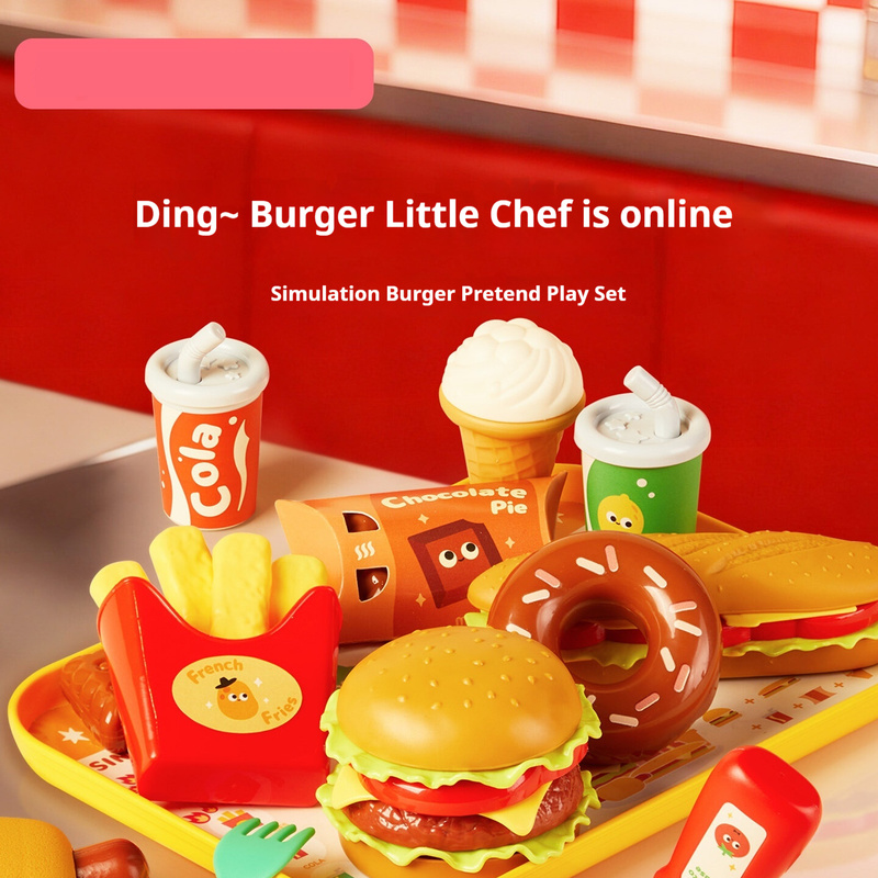 Mideer Kids Burger Pretend Pla - Kids Toys Kitchen Set recension och pris