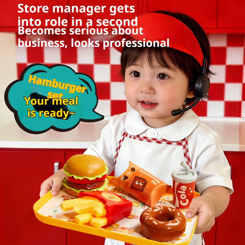 Mideer Kids Burger Pretend Pla - Kids Toys Kitchen Set recension och pris