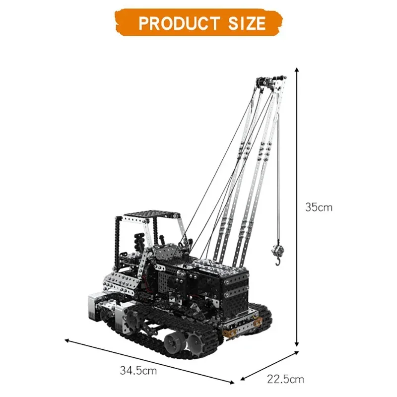 DIY Metal RC Crane Electric Ho - Kids Toys Electric recension och pris