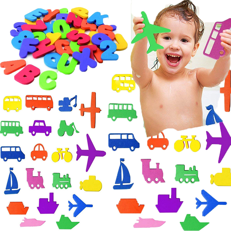 Baby Puzzle Bath Toy EVA Alpha - Bath Letter Number Foam recension och pris