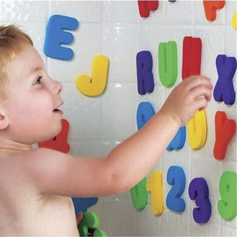 Baby Puzzle Bath Toy EVA Alpha - Bath Letter Number Foam recension och pris