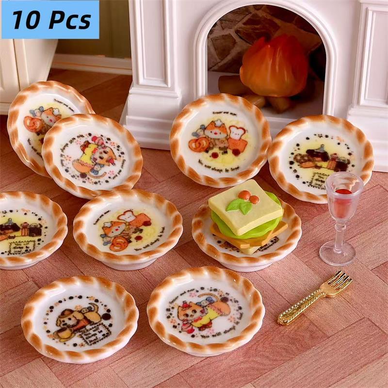 10Pcs/set Dollhouse Miniature  - Kids Toys Dog recension och pris
