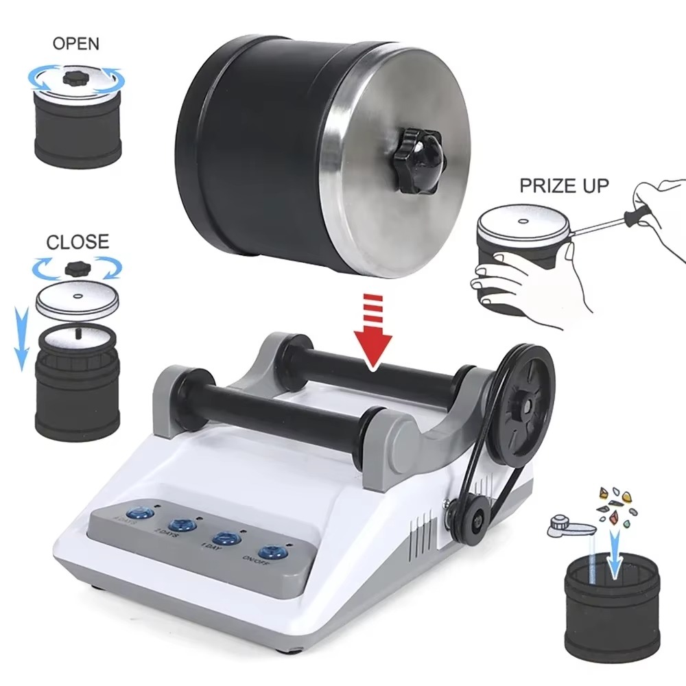 Electric Gem Grinder Set Rock  - Kids Toys Electric recension och pris
