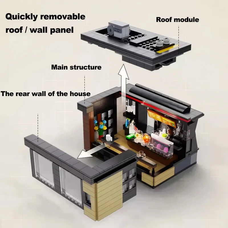City 768Pcs Coffee Shop House  - Kids Toys In Store recension och pris