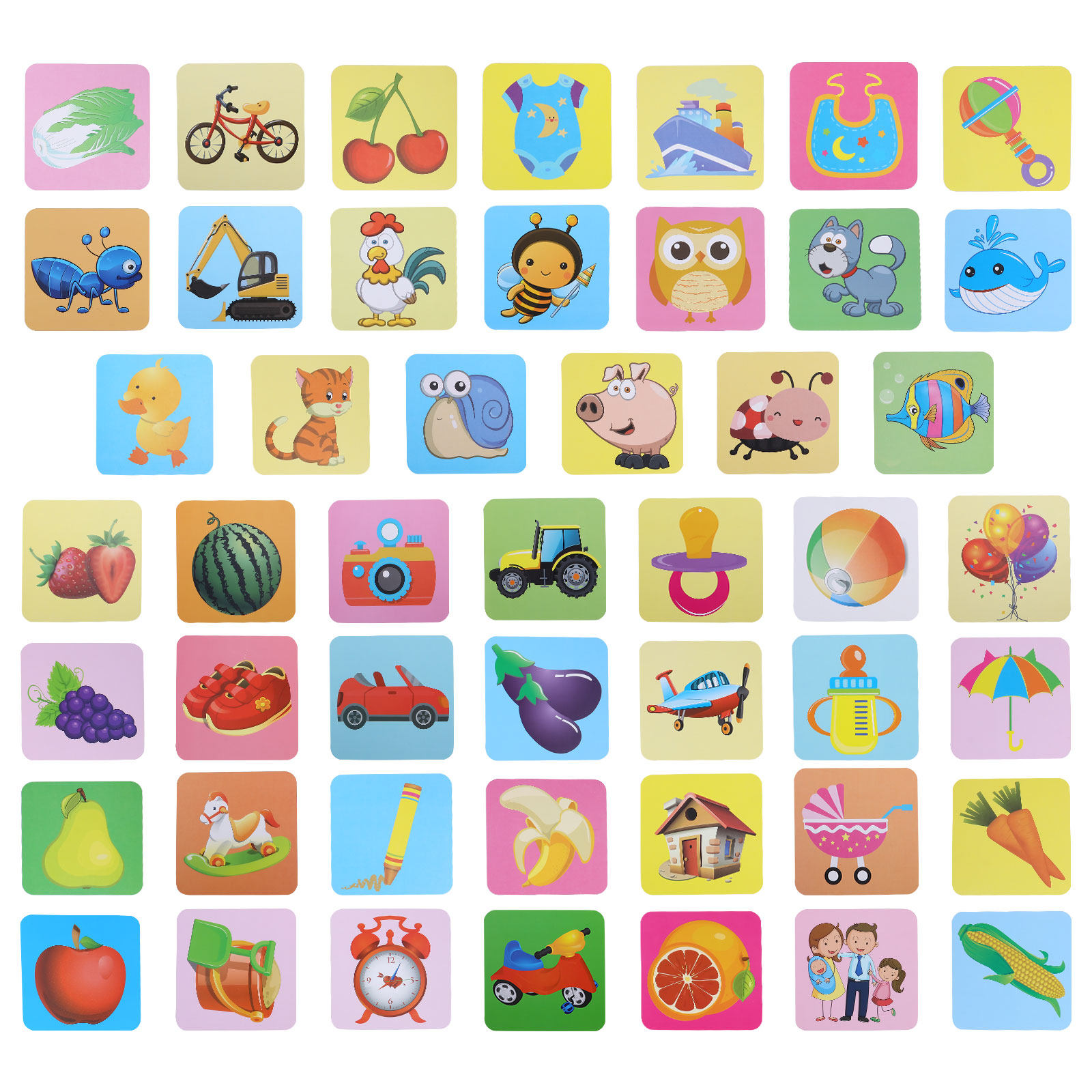 Visual Stimulus Cards Color Re - Kids Toys Quality recension och pris