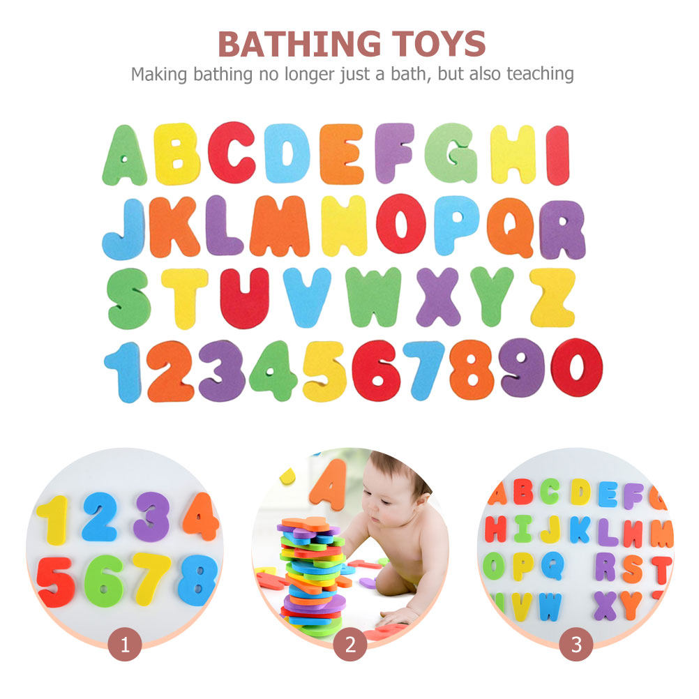 1Set Foam Alphabet and Number  - Bath Letter Number Foam recension och pris