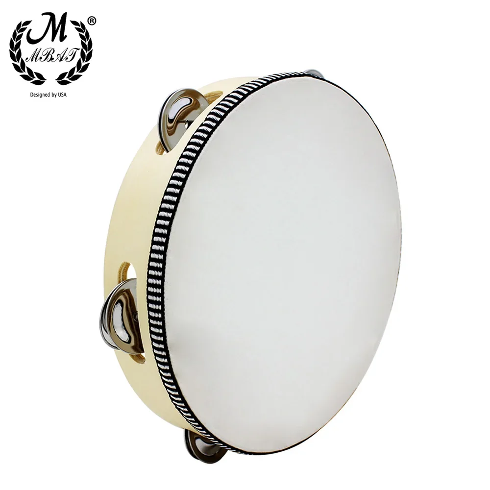 M MBAT 8inch Tambourine Drum H - Kids Toys Quality recension och pris