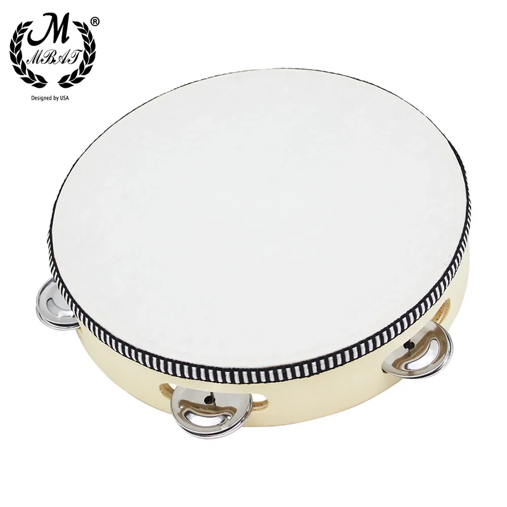 M MBAT 8inch Tambourine Drum H - Kids Toys Quality recension och pris