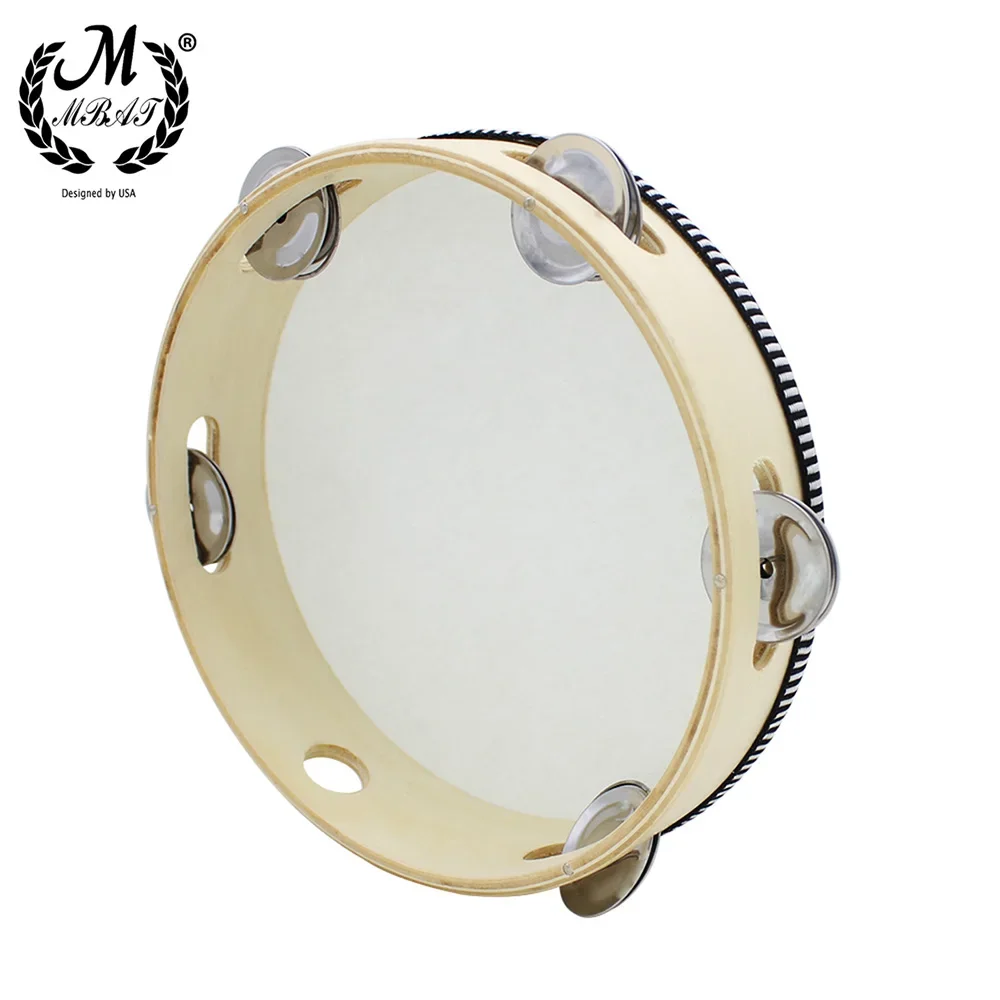 M MBAT 8inch Tambourine Drum H - Kids Toys Quality recension och pris