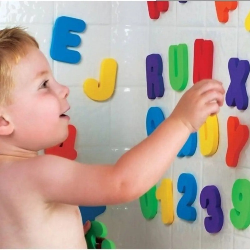 Floating Bath Toys for 1-3 Yea - Bath Letter Number Foam recension och pris