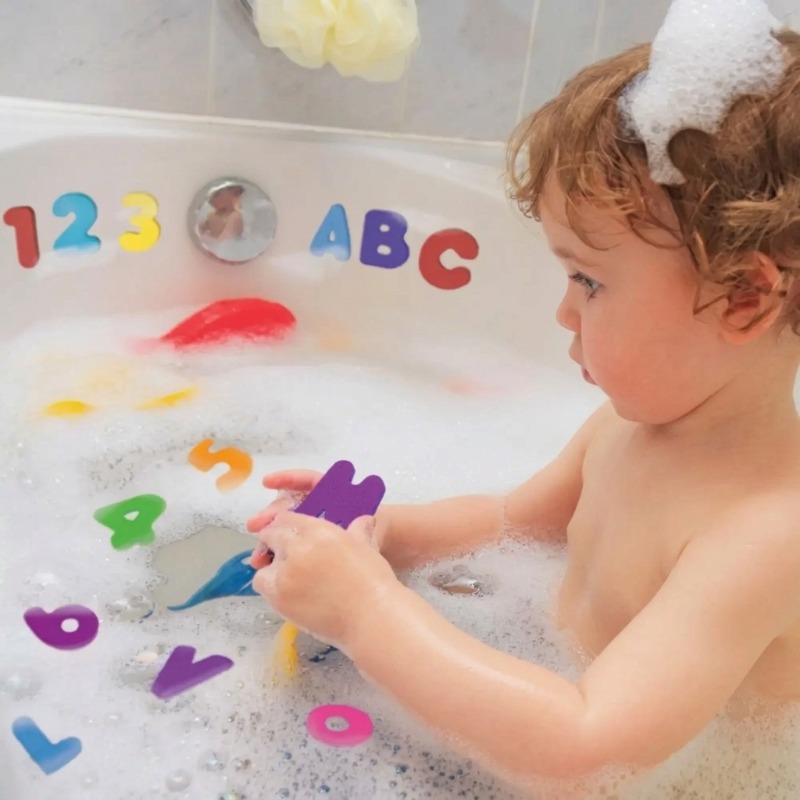 Floating Bath Toys for 1-3 Yea - Bath Letter Number Foam recension och pris