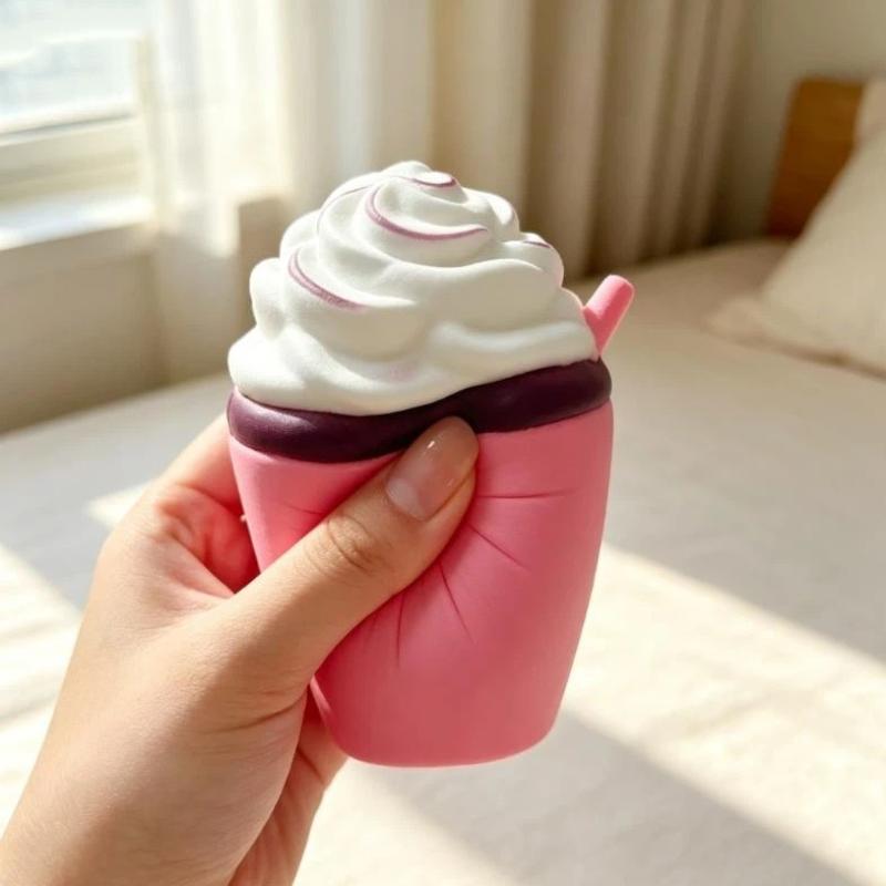 Soft Anti-Stress Milk Tea Cup  - Kids Toys Entertainer recension och pris