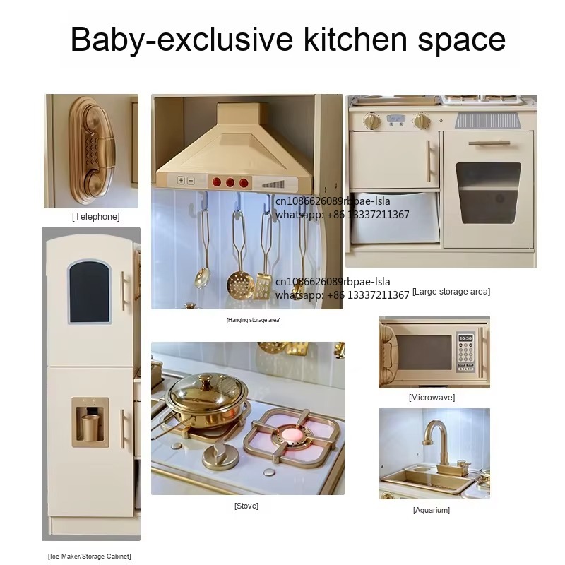 Educational Wooden Pretend Pla - Kids Toys Kitchen Set recension och pris