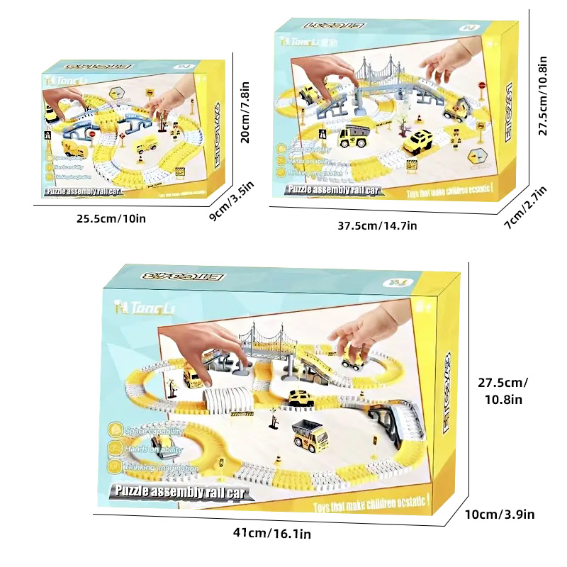 Kid Educational Toy Track Car  - Kids Toys Electric recension och pris