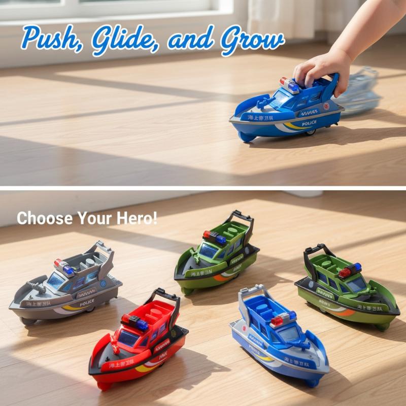 Quality Inertia Toy Boat Polic - Kids Toys Quality recension och pris