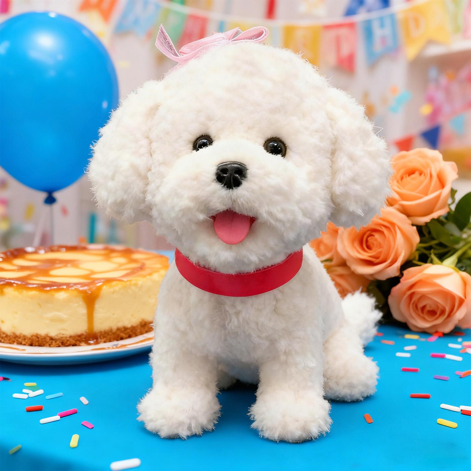 Realistic Robot Dog Plush Soft - Kids Toys Dog recension och pris
