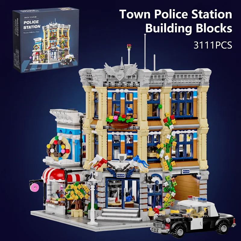Town Police Station with 6 Fig - Kids Toys In Store recension och pris