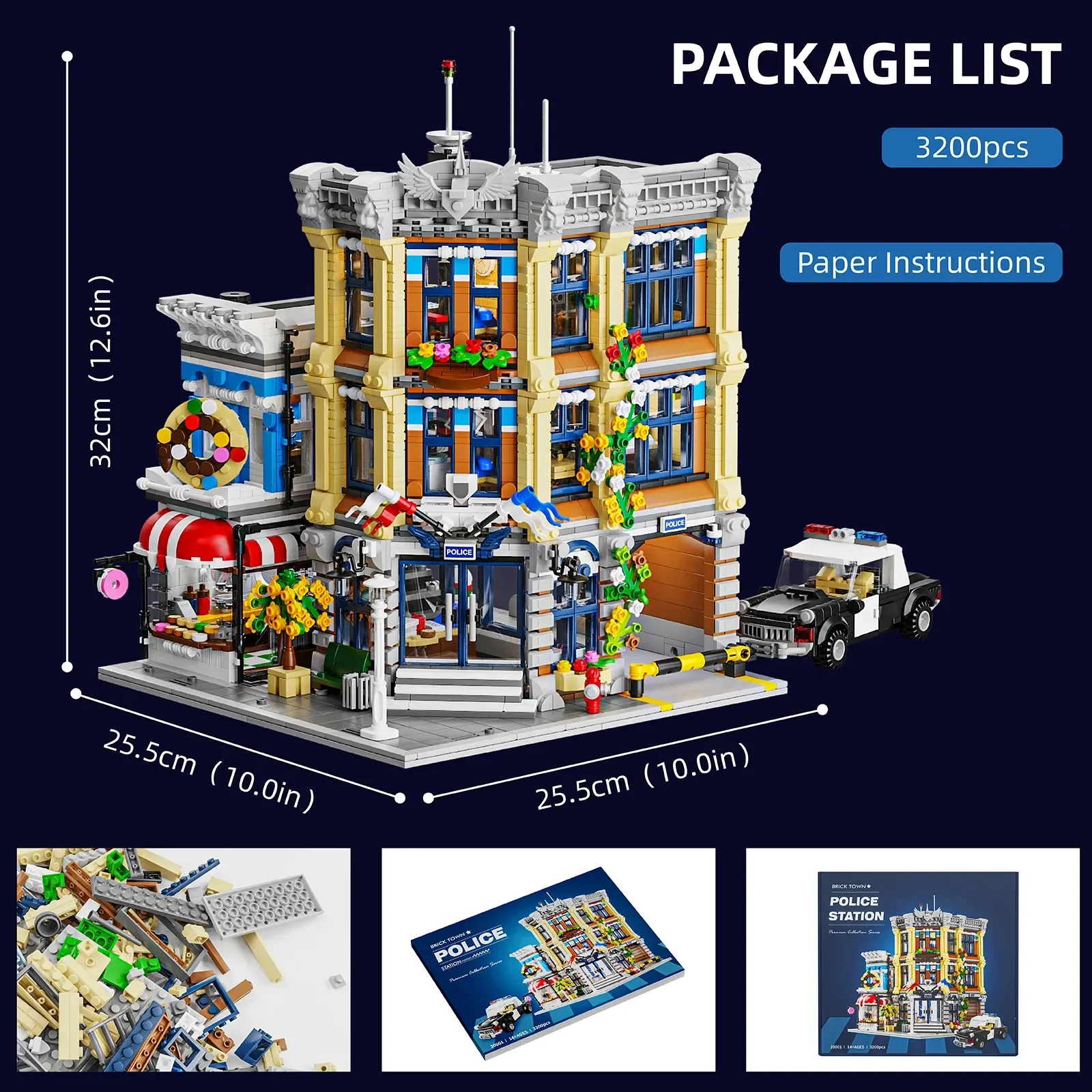 Town Police Station with 6 Fig - Kids Toys In Store recension och pris