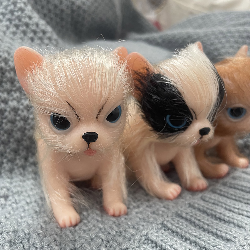 5Inch Full Body Silicone Cute  - Kids Toys Dog recension och pris