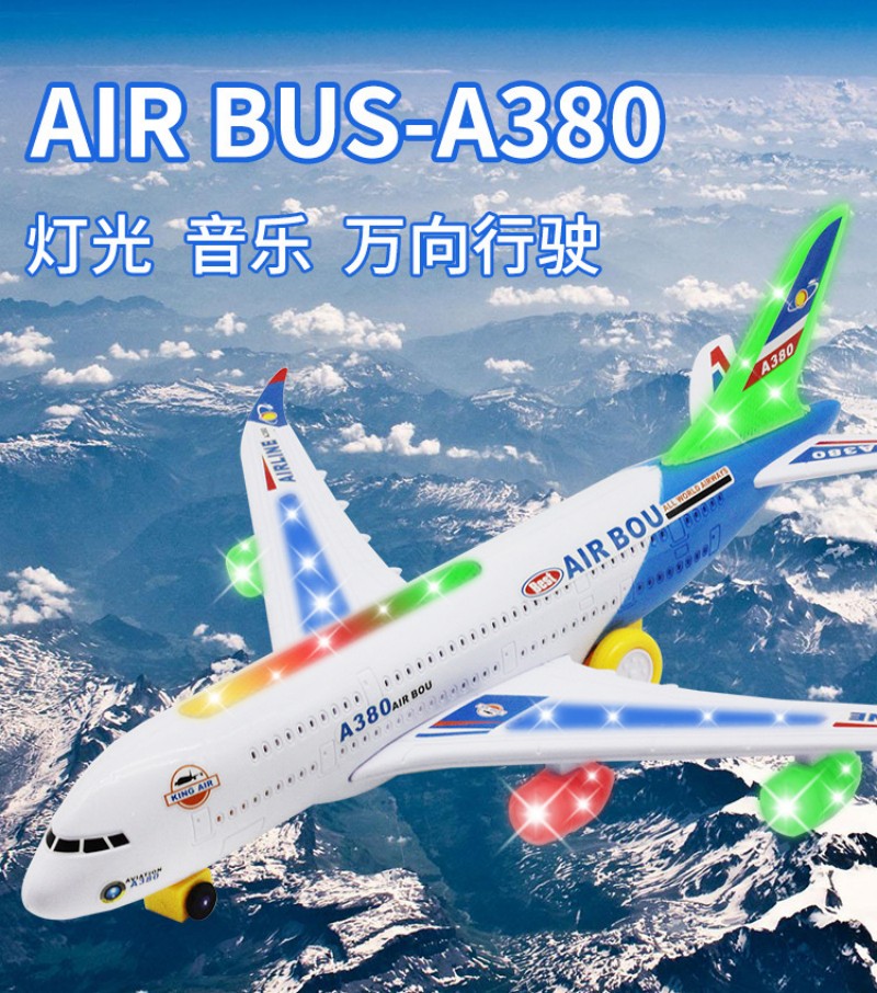 A380 Aircraft Large Long Elect - Kids Toys Electric recension och pris