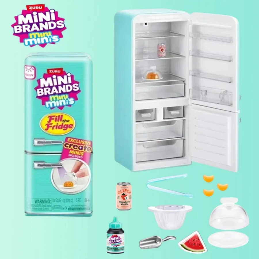 ZURU 5 Surprise Mini Fridge Ba - Kids Toys Kitchen Set recension och pris