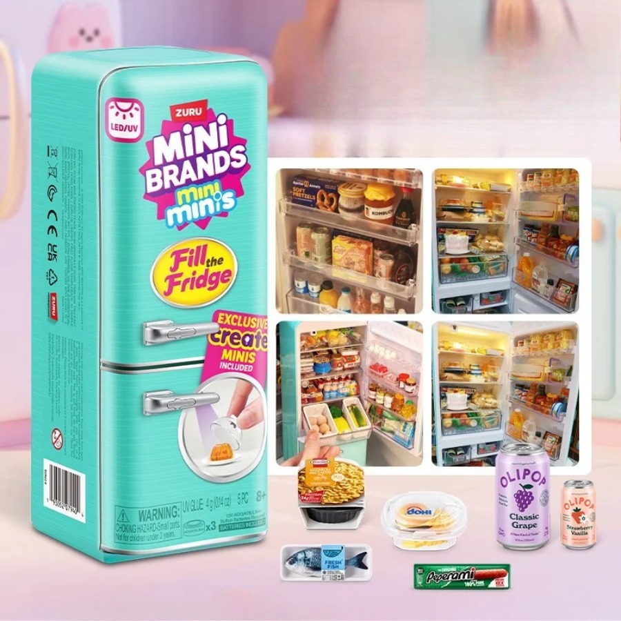 ZURU 5 Surprise Mini Fridge Ba - Kids Toys Kitchen Set recension och pris