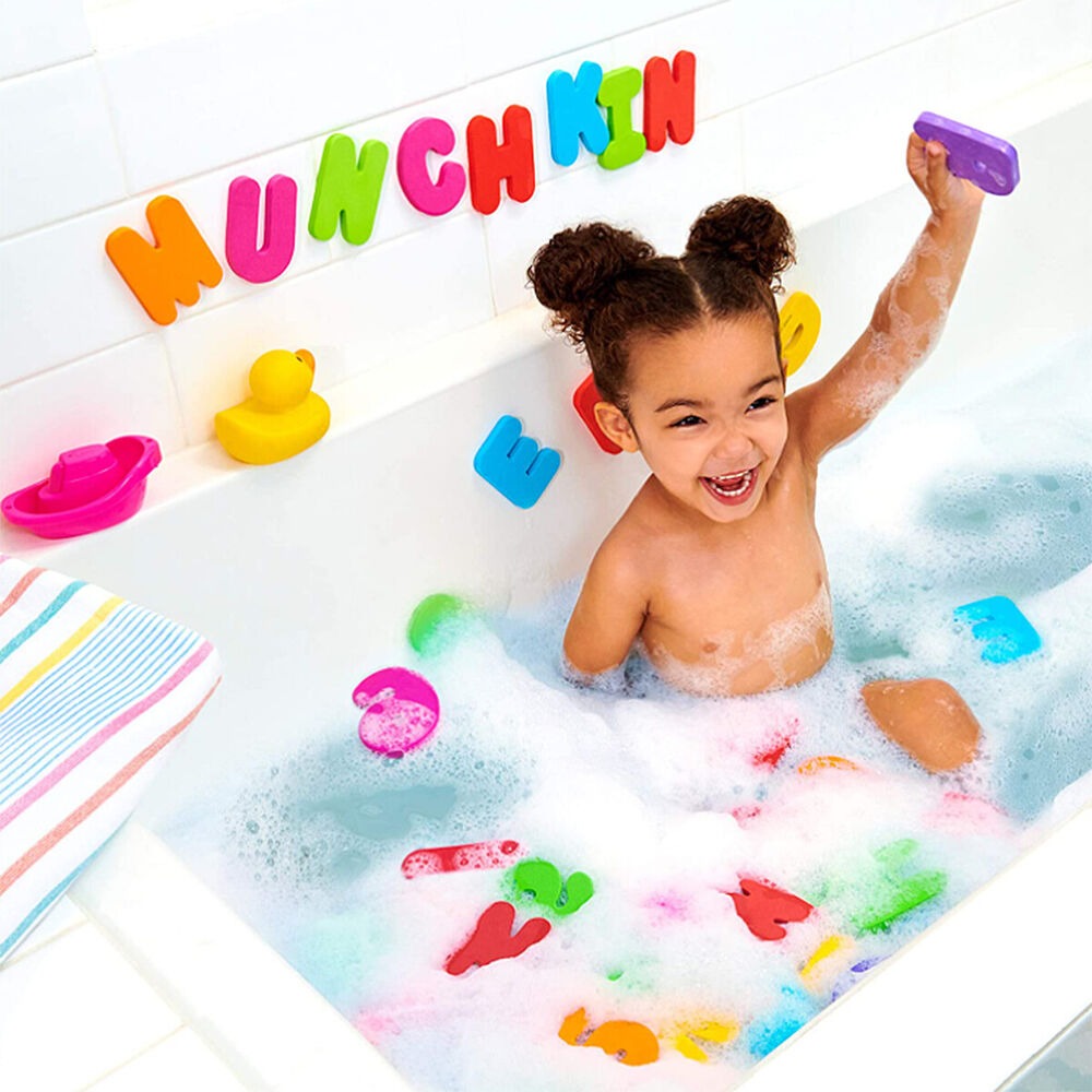 36 pcs Sticker Game Swimming P - Bath Letter Number Foam recension och pris